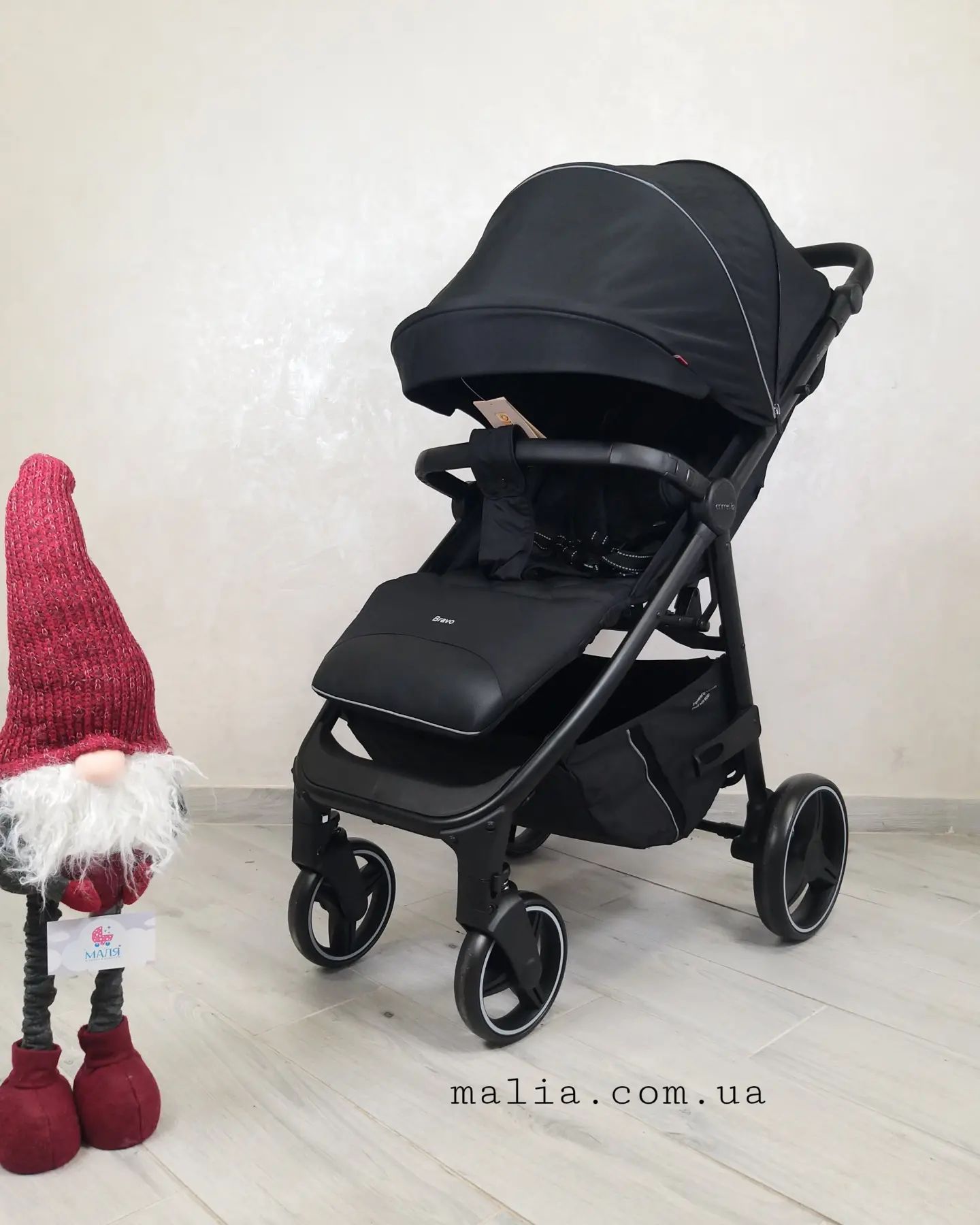 Візок прогулянковий Carrello Bravo CRL-8512 Pure Black
