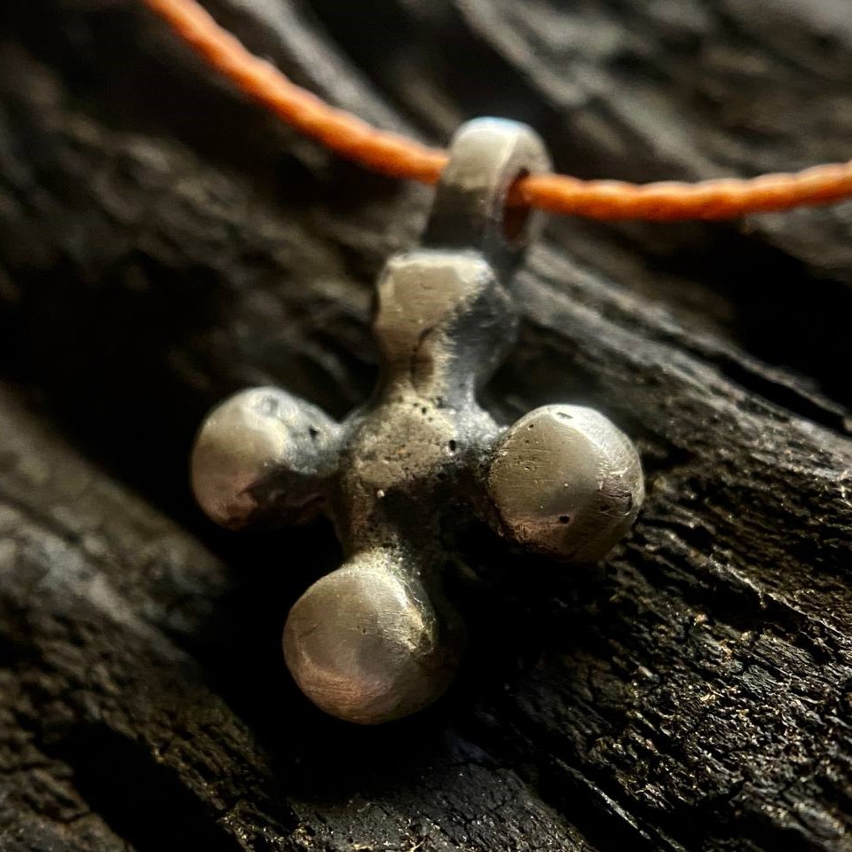 Підвіска Хрест з Пересопниці репліка срібло