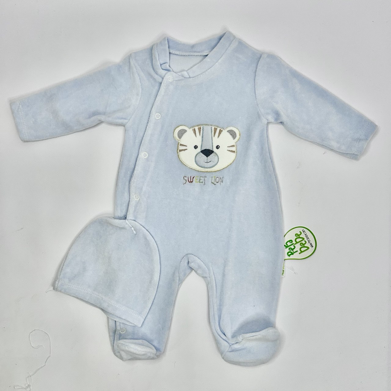 Чоловічок з шапочкою велюр 56,62,68