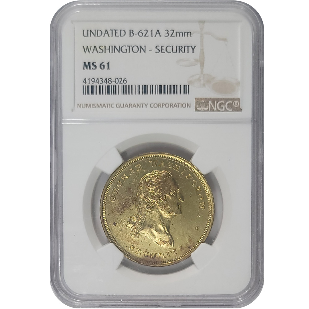 (c. 1917) Washington - Security B-621A NGC MS61