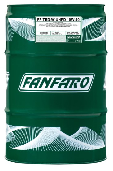 Моторна олива напівсинтетична TRD-W UHPD 10W-40 60л Fanfaro
