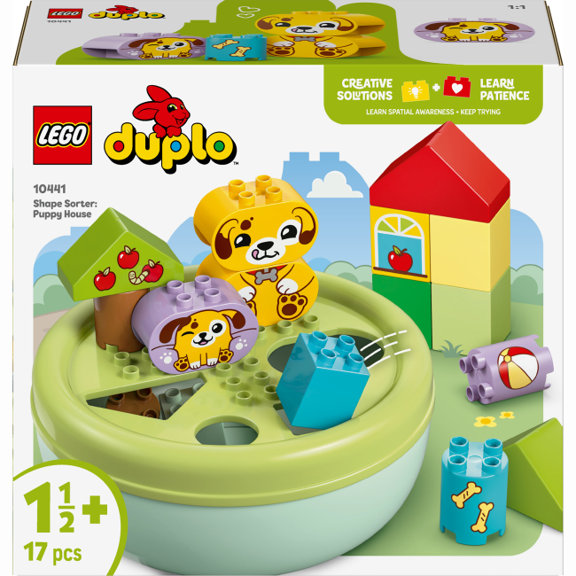 Конструктор LEGO DUPLO My First Сортувальник фігур: будинок для цуценят (10441)