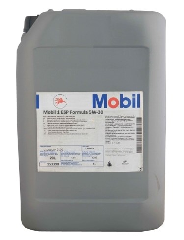 Моторна олива  5W30  Mobil 1 ESP Formula , 20л.