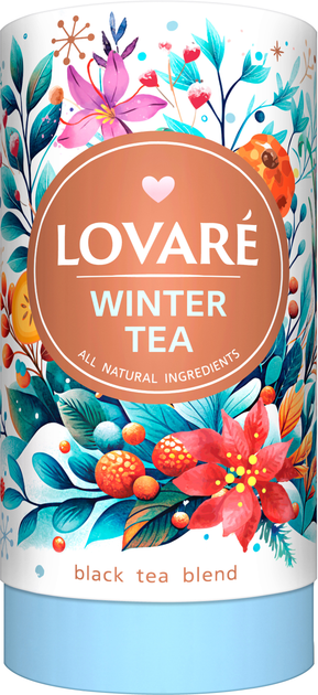 Чай Lovare Winter Tea з фруктами, пелюстками квітів, ароматом хурми, шафрану та дині 80 г