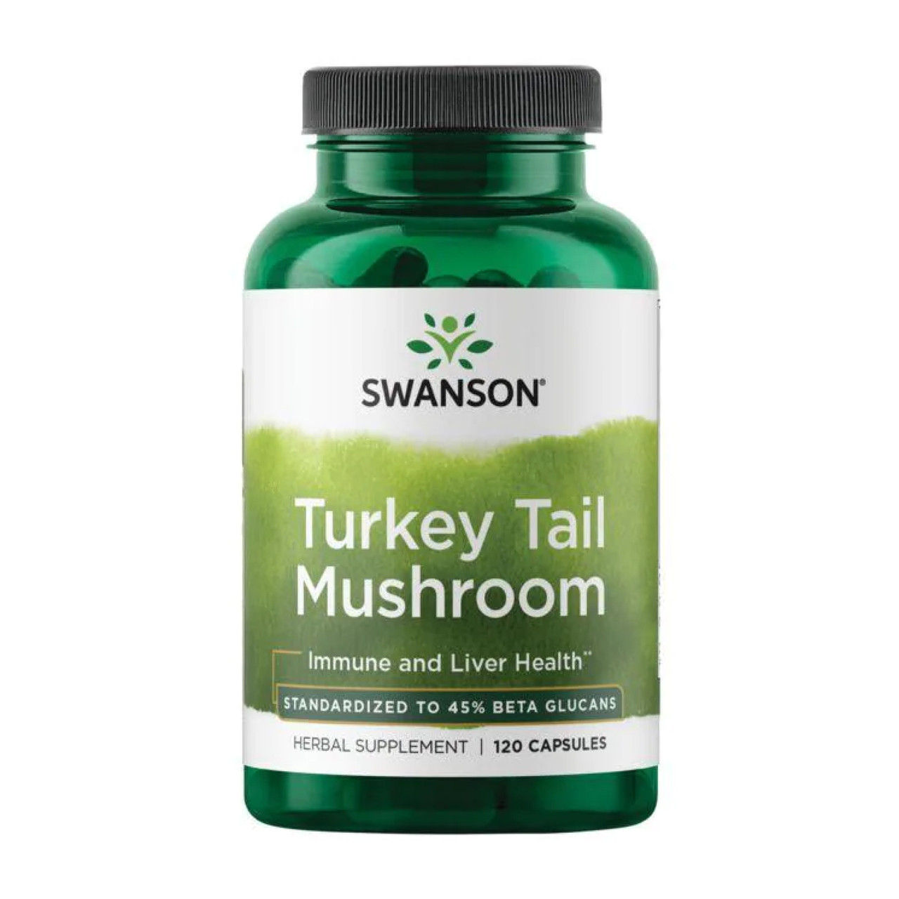 Трутовик різнокольоровий, Turkey Tail Mushroom 500mg - 120 caps