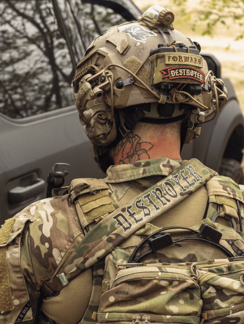 Оригінальний двоточковий універсальний ремінь "Balak Destroyer" від українського бренду "Balak Wear".