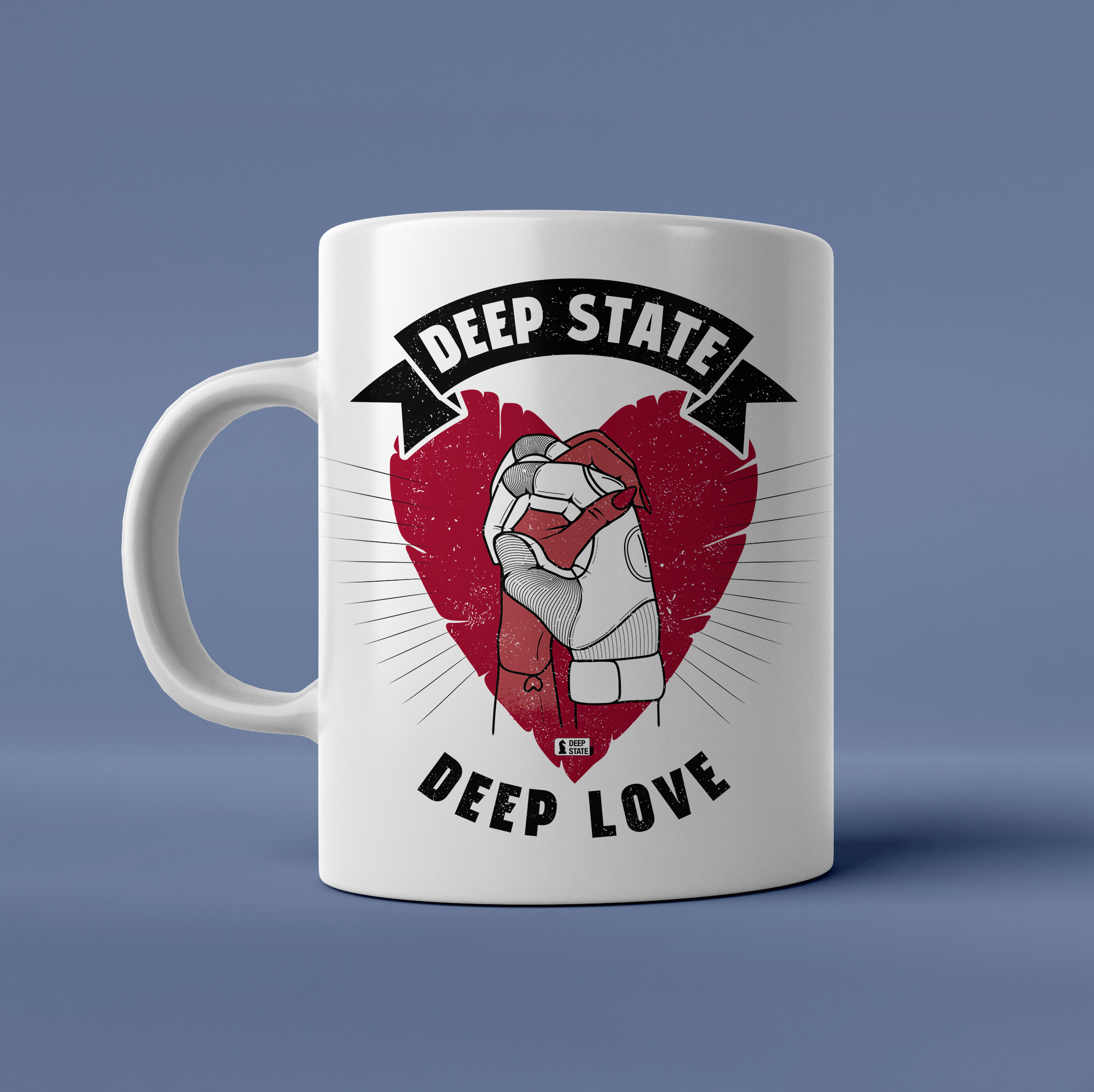 14th February  Чашка "Deep State Deep Love"