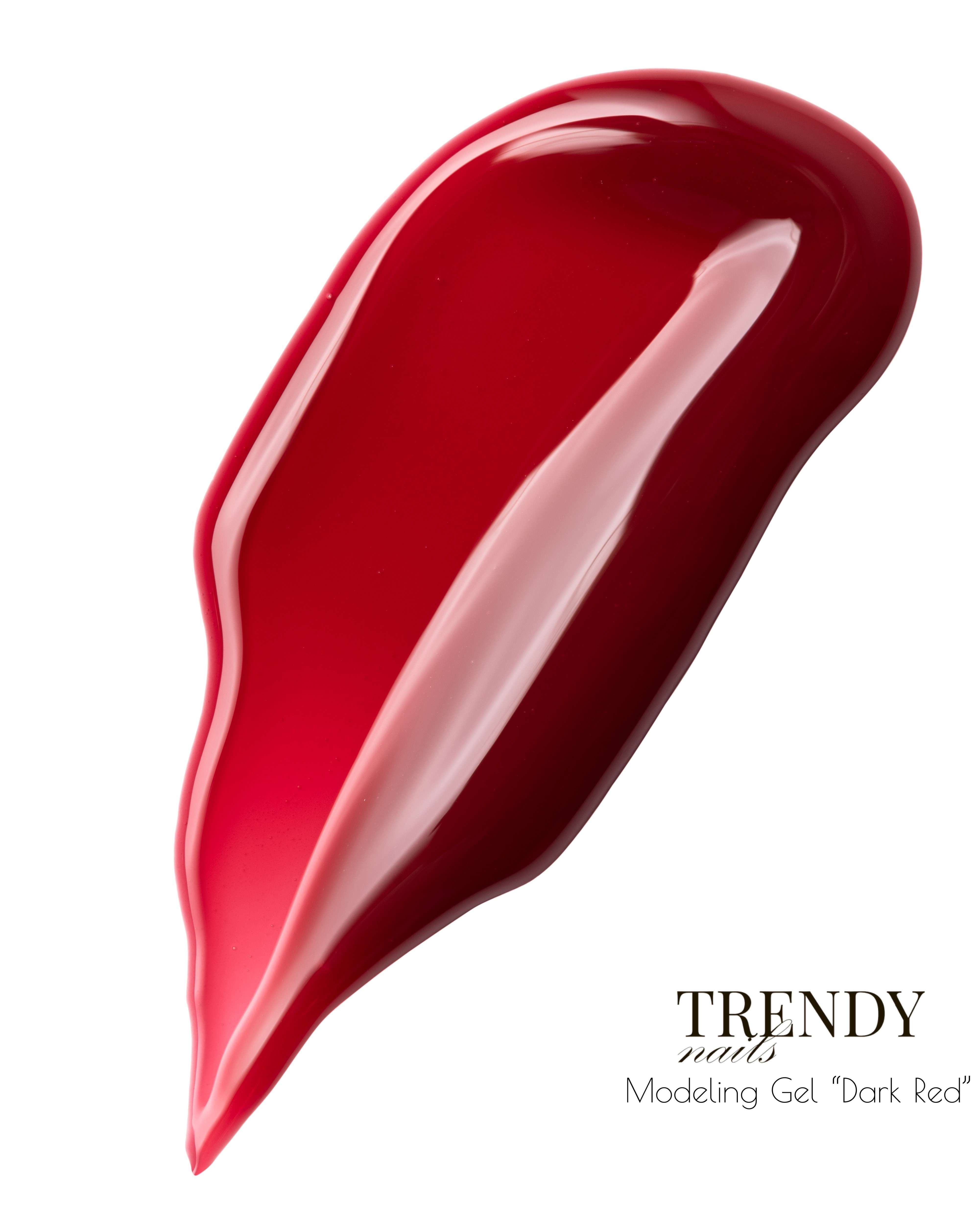 Modeling gel "Dark Red" 15 ml HEMA/TPO free