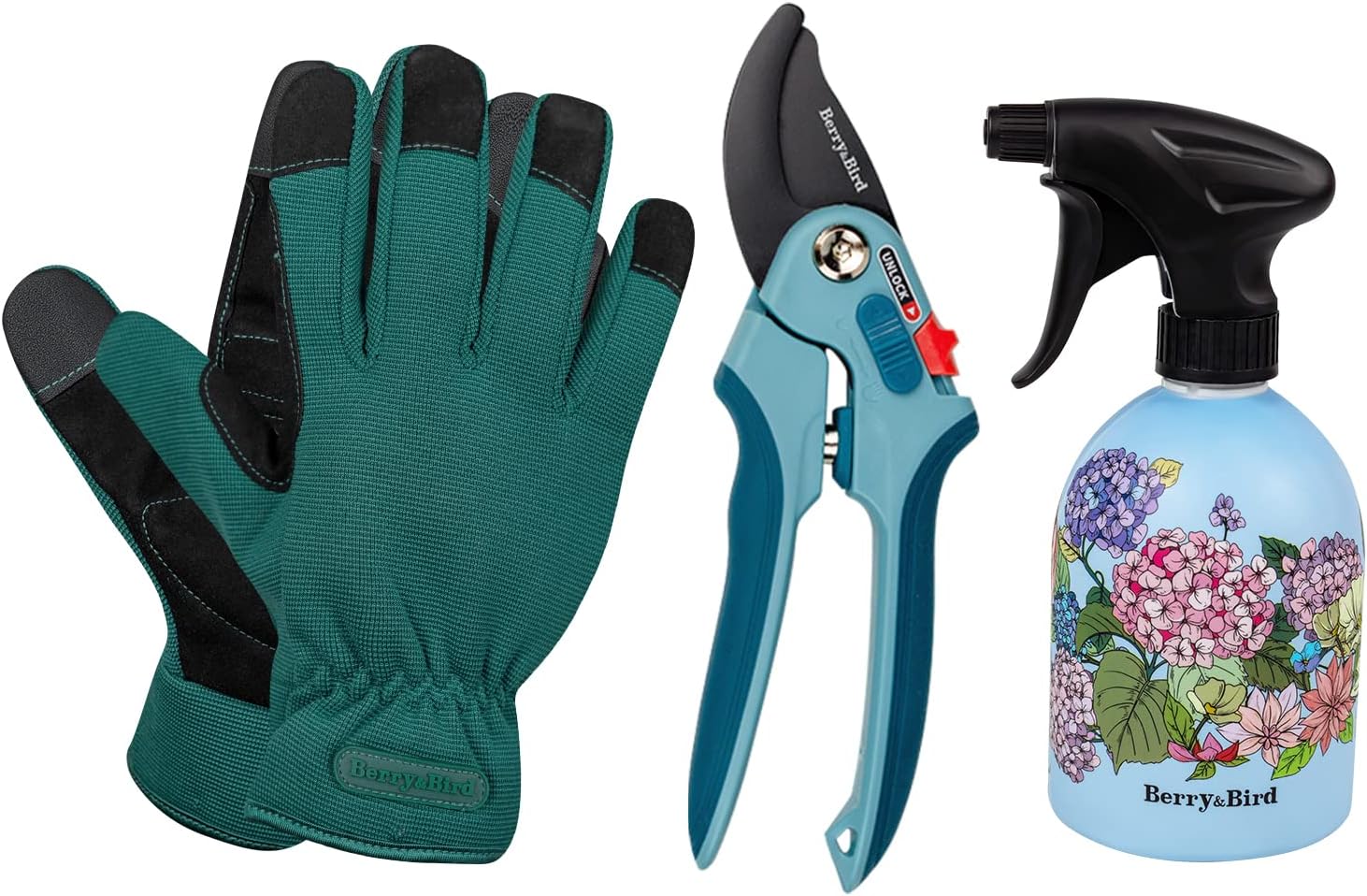 Berry&Bird 3PCS Garden Pruning Tool Set