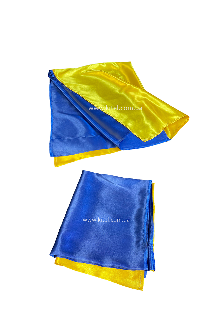 Прапор України 140х90, 90х60 та 240х160 (атлас)