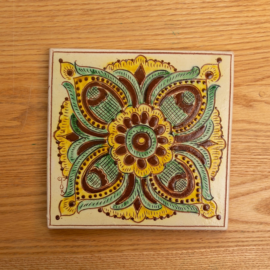 Керамічна плиточка "Косівська кераміка", 20*20 см