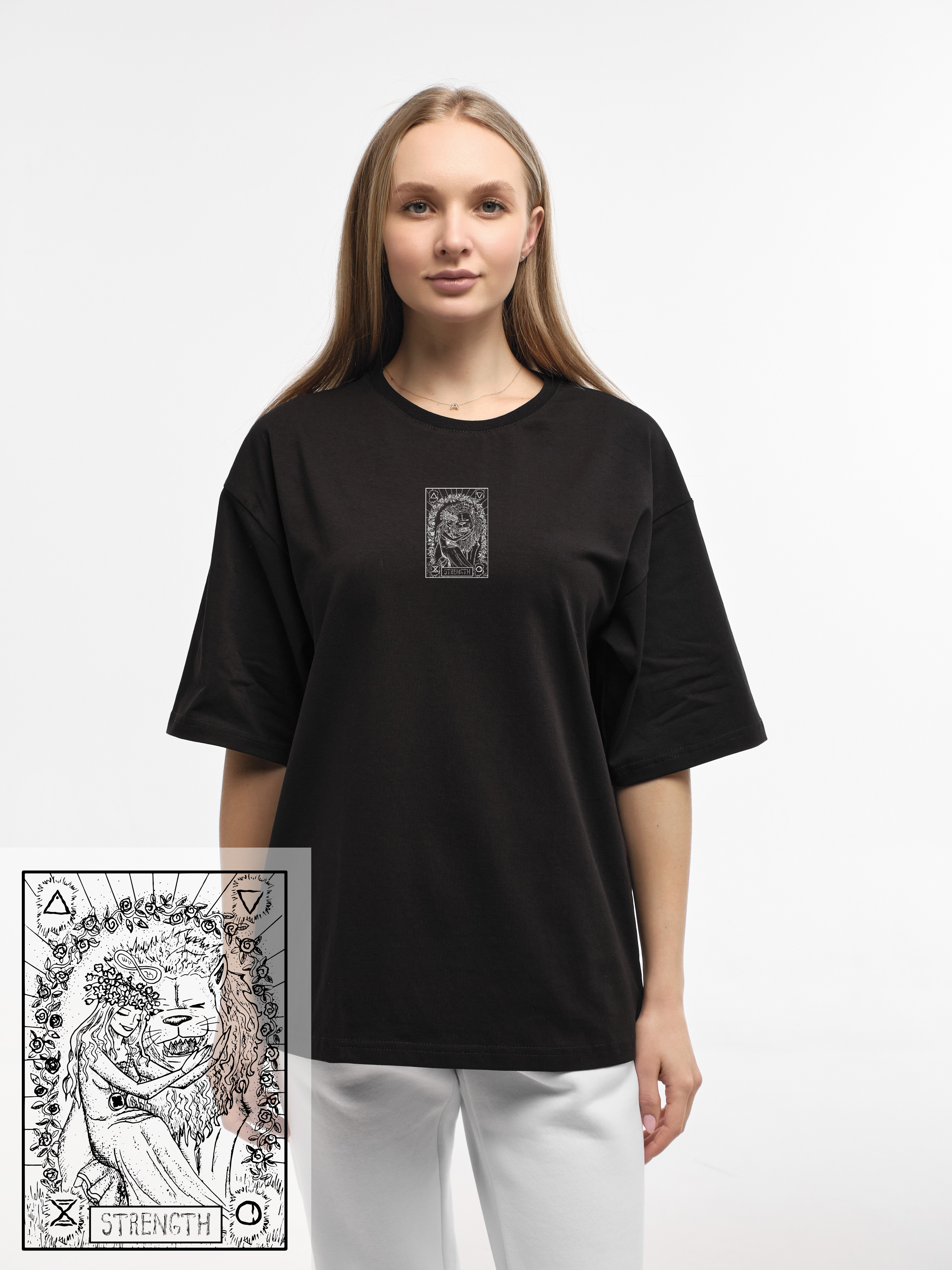 T-SHIRT TAROT “STRENGTH” | BLACK EMOTION | XT1