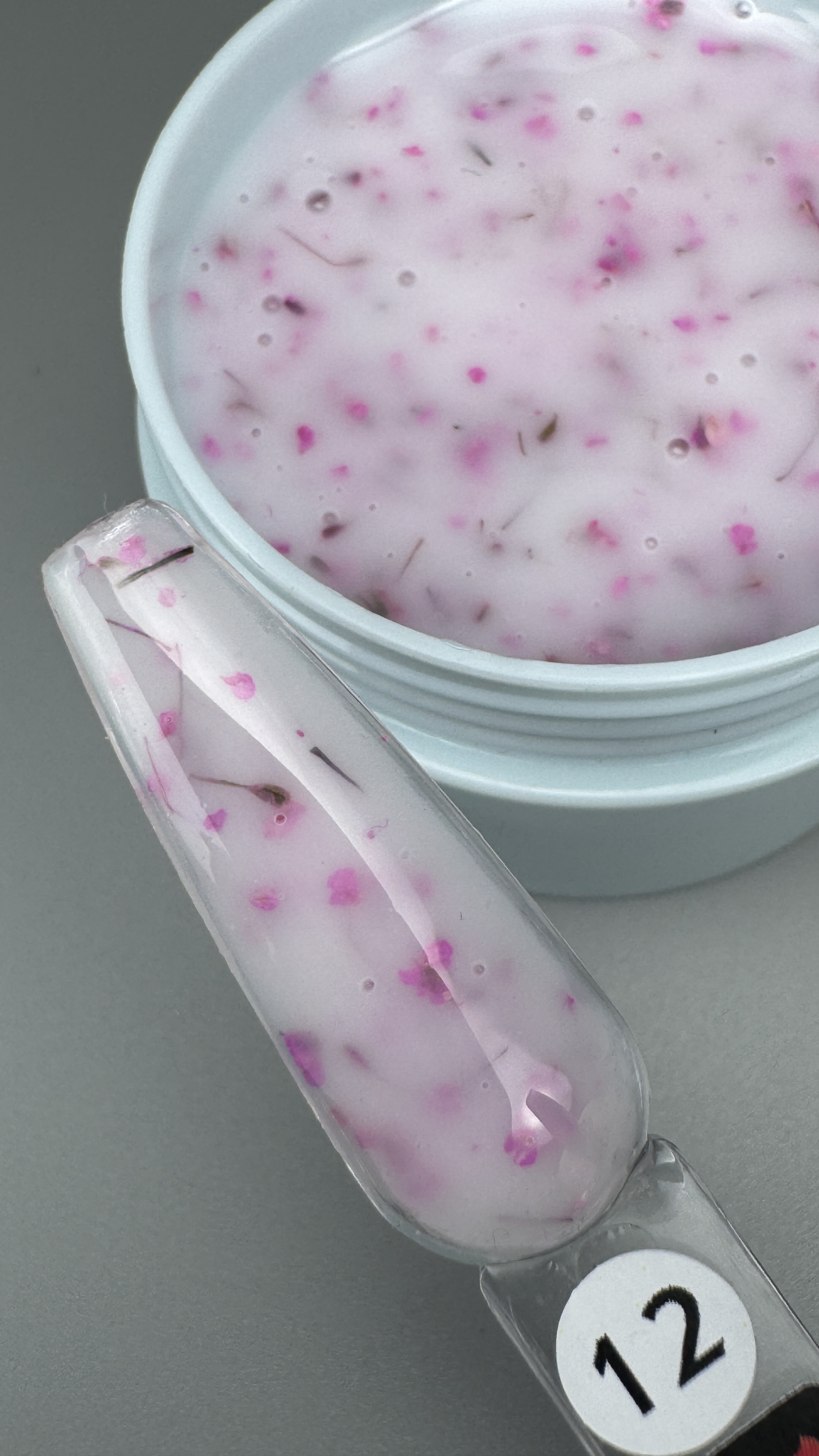 Flowers milk gel №12