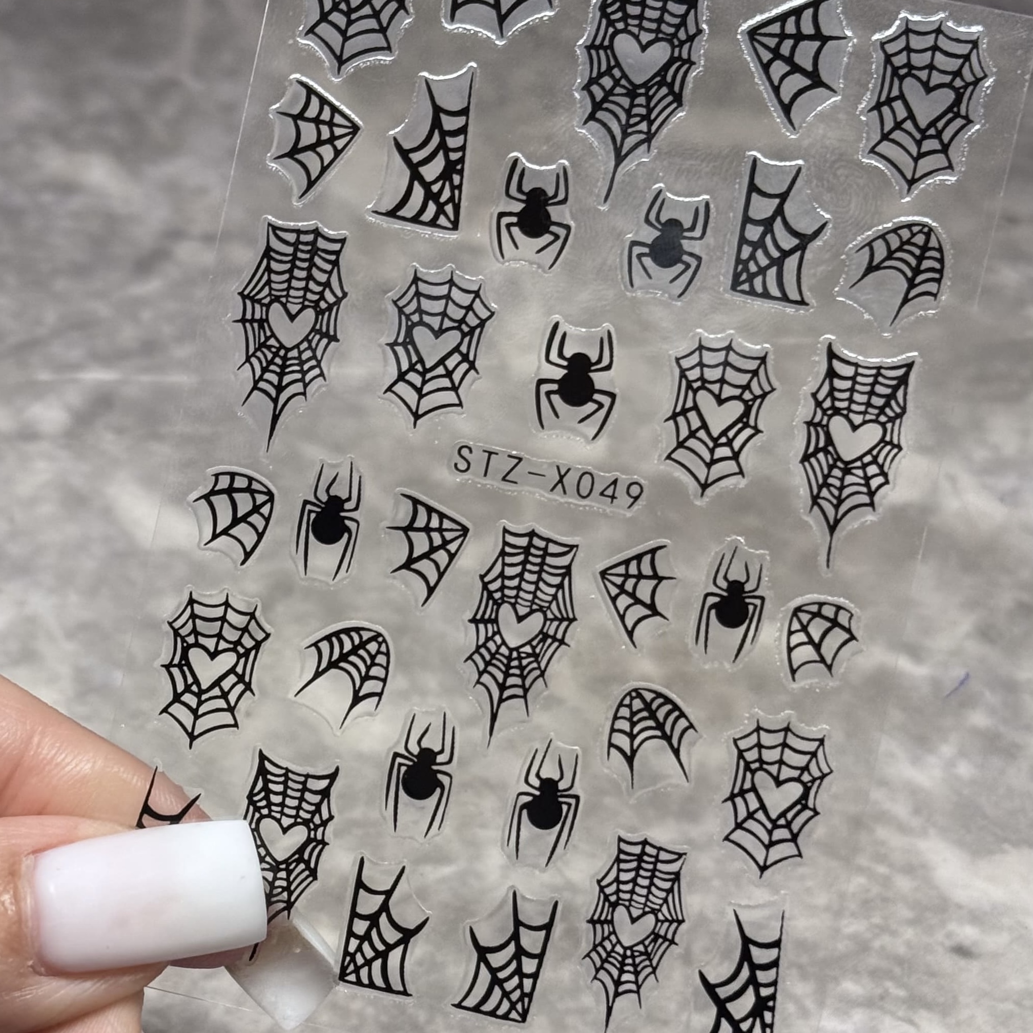 Наклейки "Чорна павутинка" STZ-X049