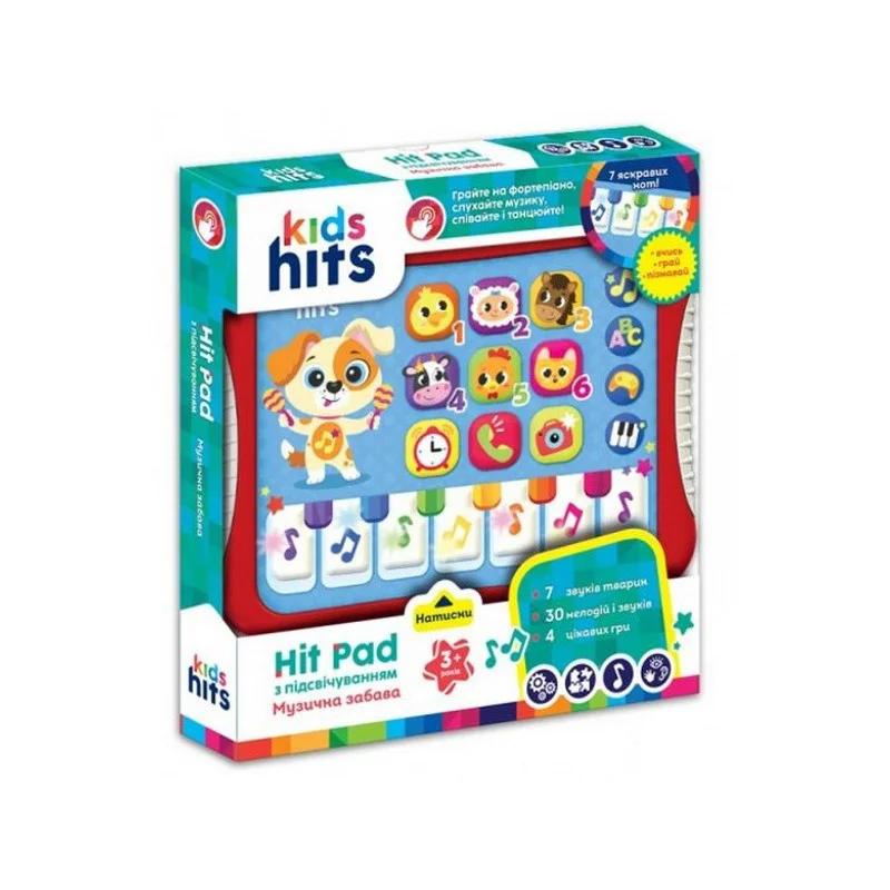 Інтерактивний планшет Kids Hits Музичний фанат (KH01/009)