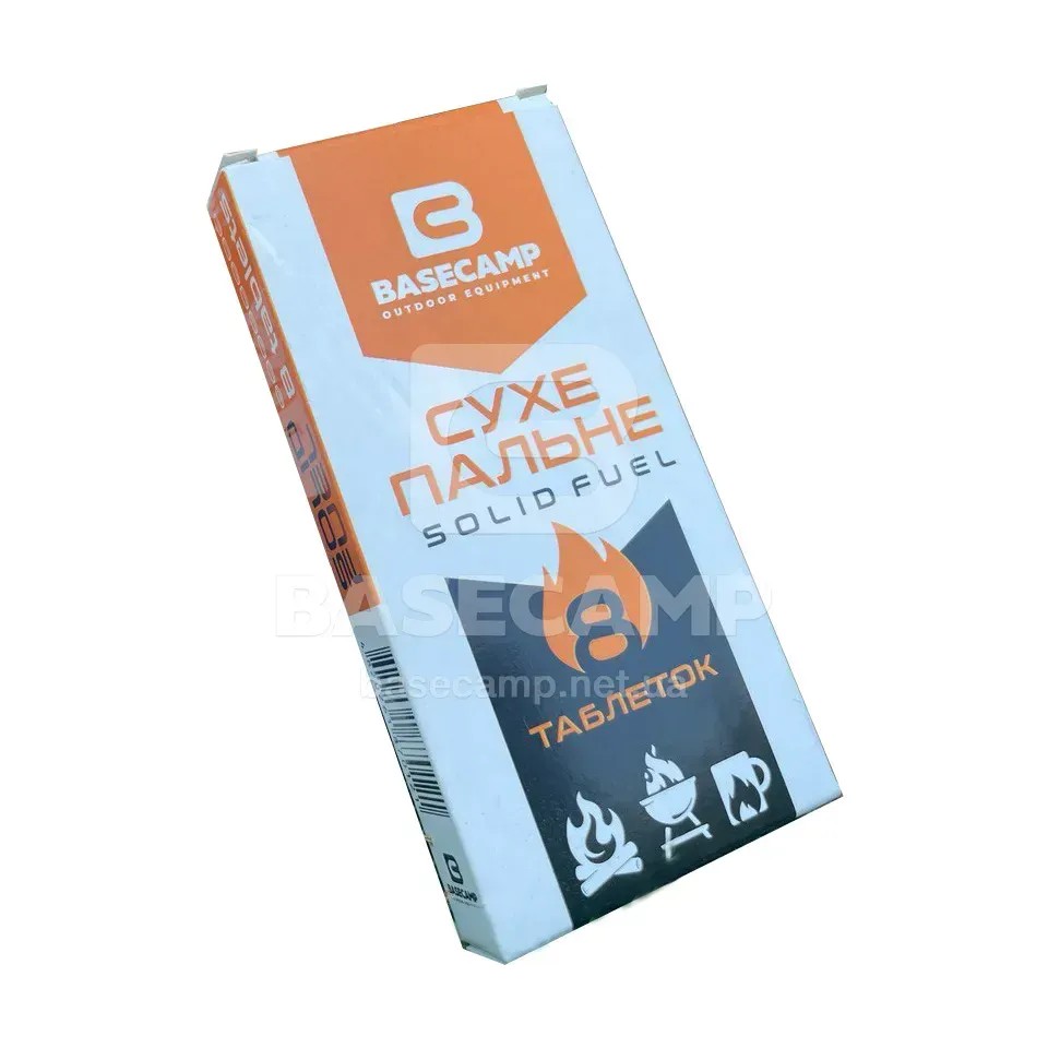 Сухе пальне BaseCamp Solid Fuel, 8 таблеток