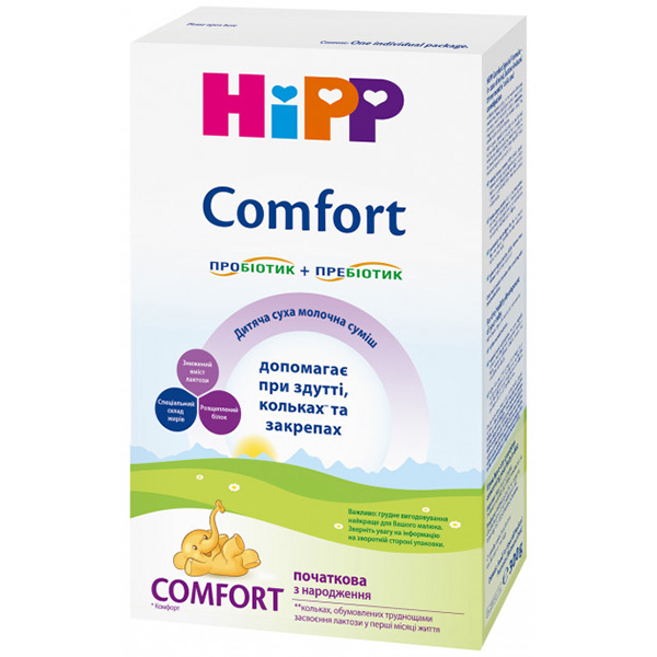 Суха молочна суміш HiPP Comfort початкова