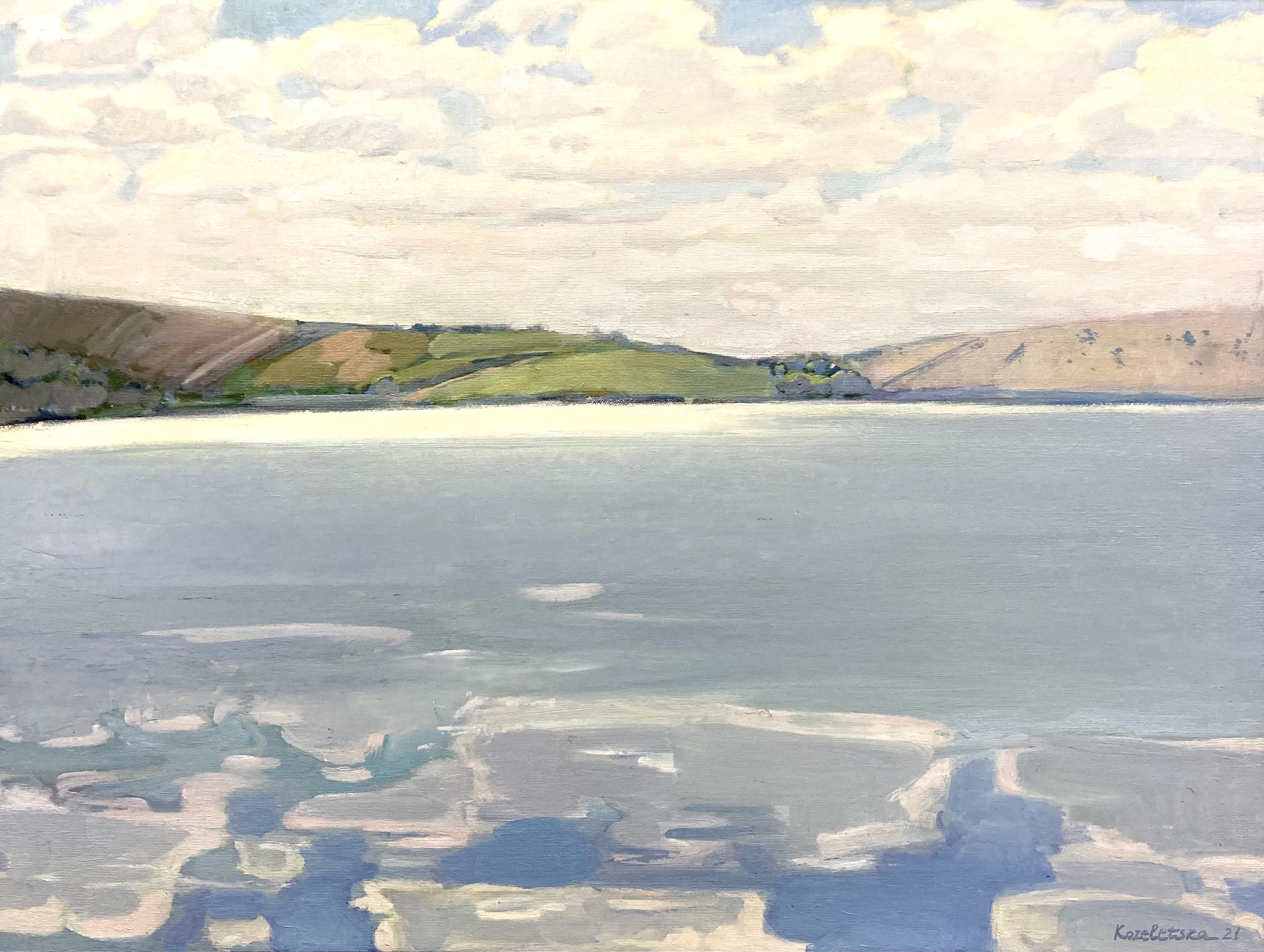 Sunshine, 2021, 60x80 sm, oil on canvas