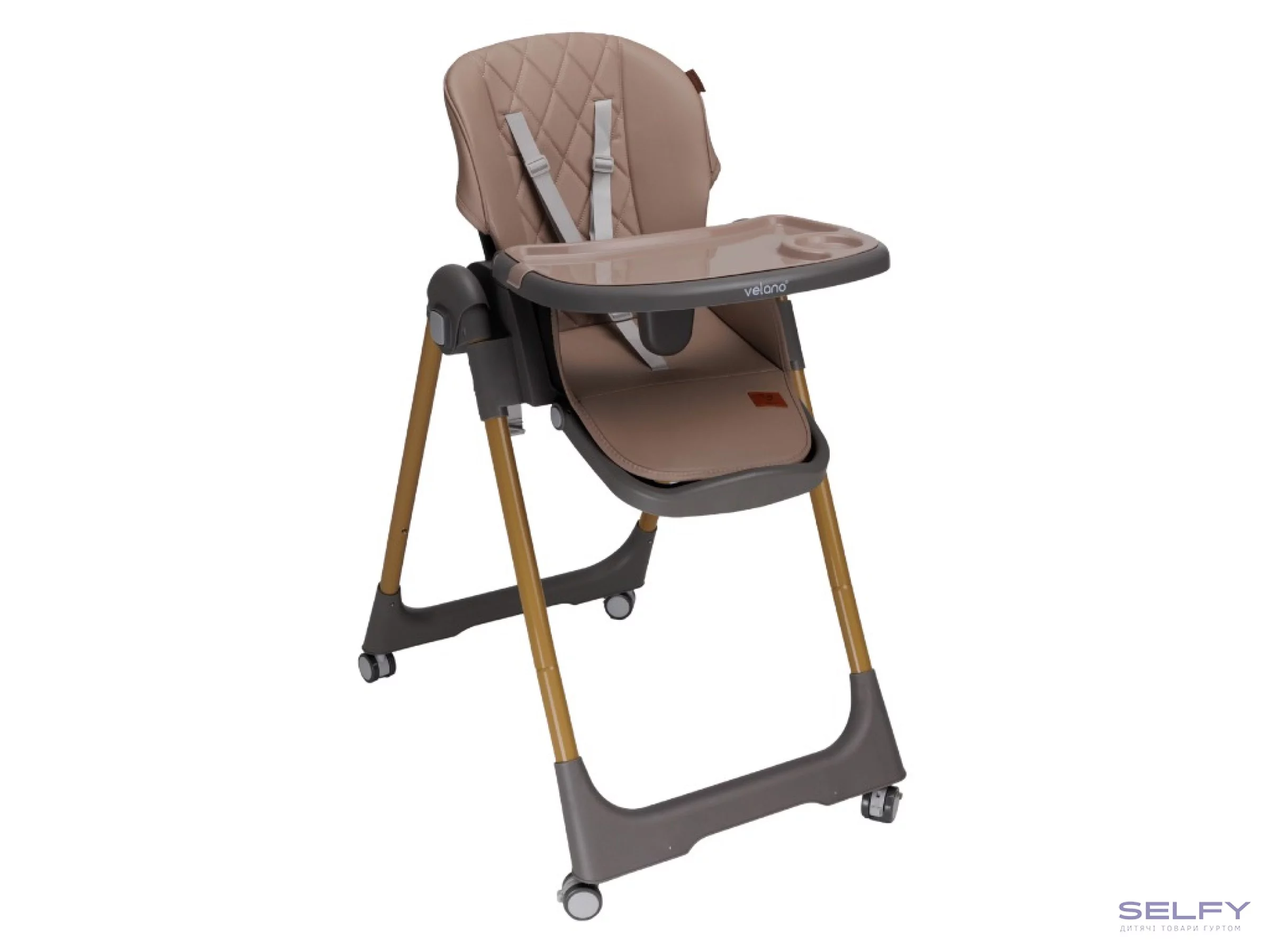 Стілець для годування дитини VELANO Nexi, brown