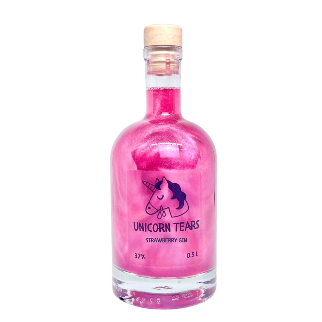 Unicorn Tears Gin Strawberry 0,5L | Джин Сльози Єдинорога Полуниця