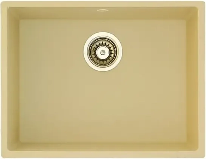 Гранітна мийка Quadro 53x46 Cream