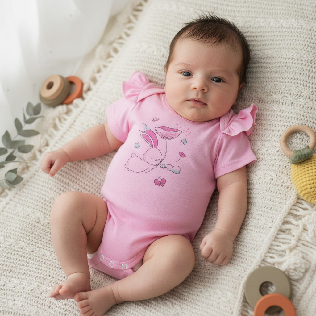 Дитячій боді для дівчинки новонародженої
