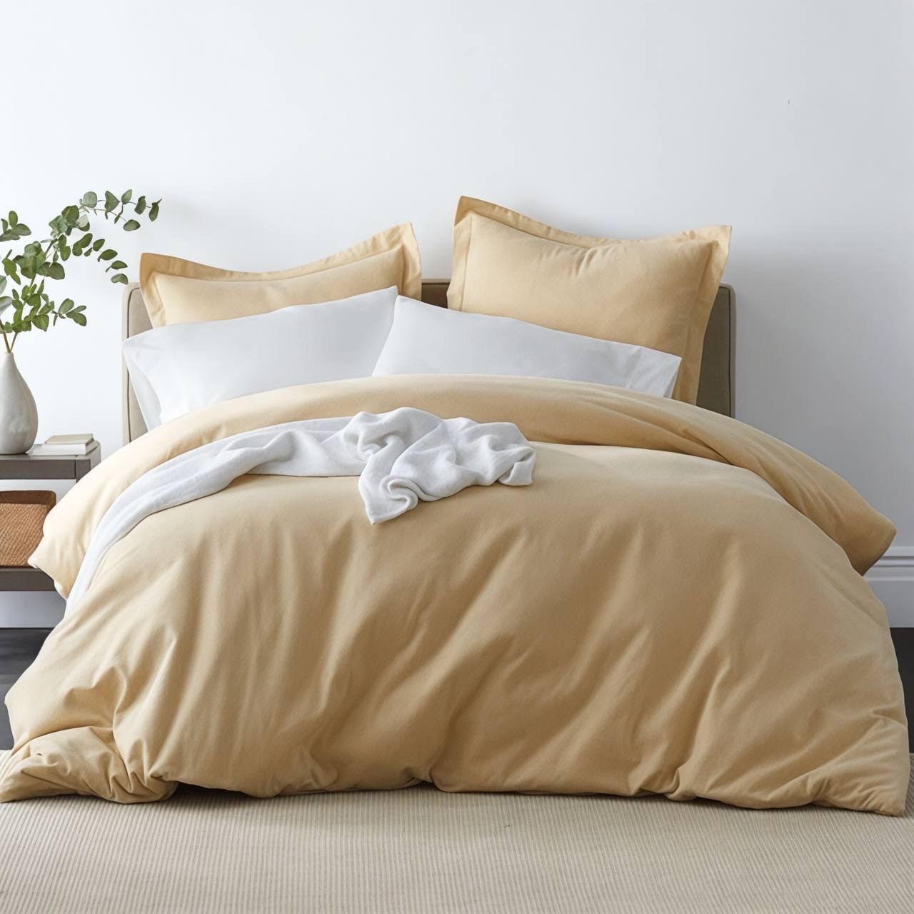 Постільна білизна з ранфорсу, колір Крем-брюле