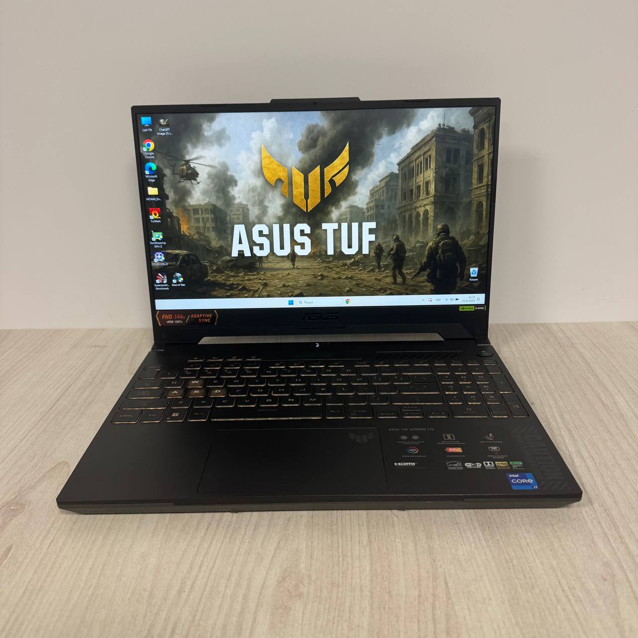 Asus TUF  F15 FX507ZV