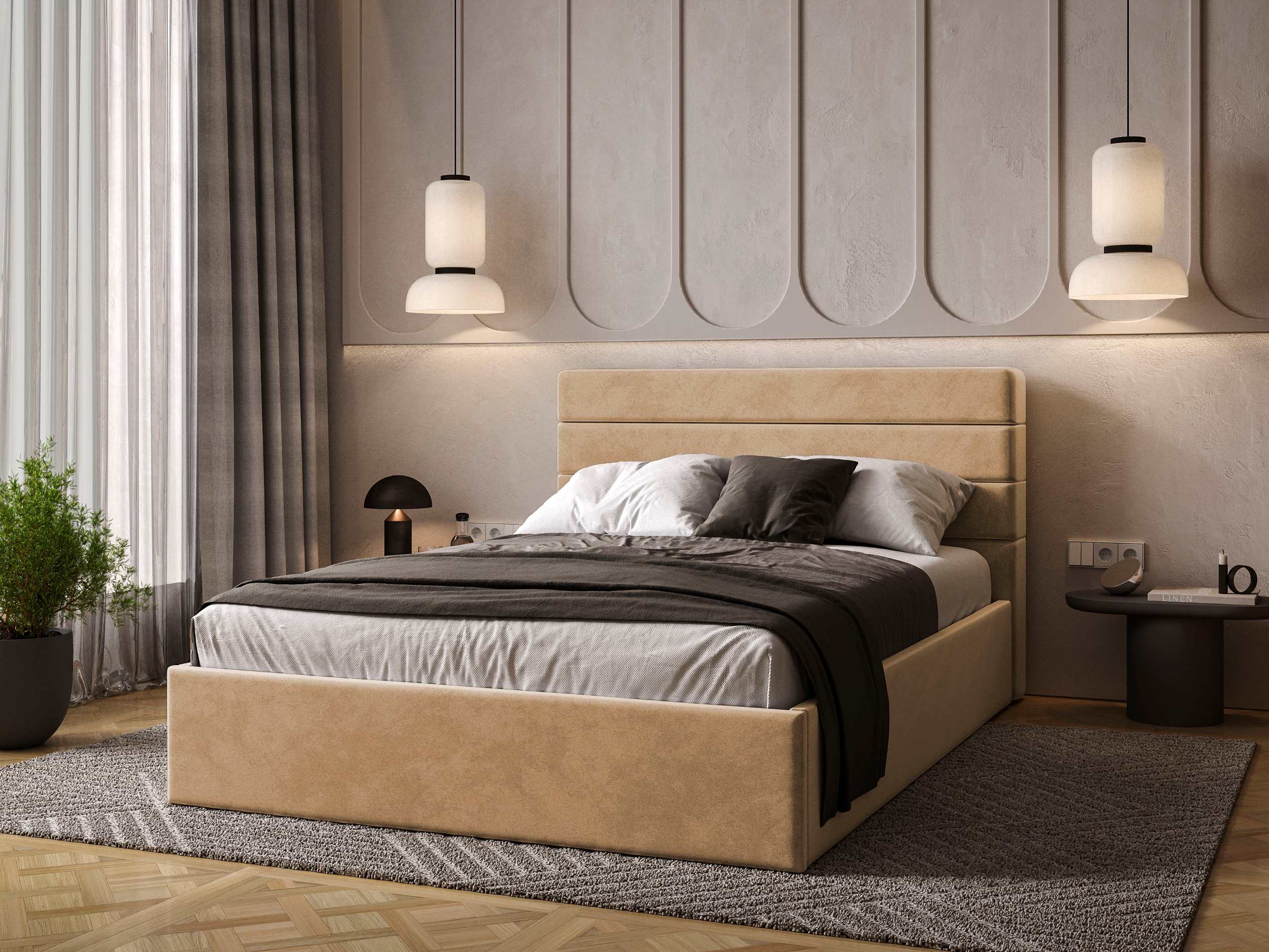 Двоспальне ліжко 