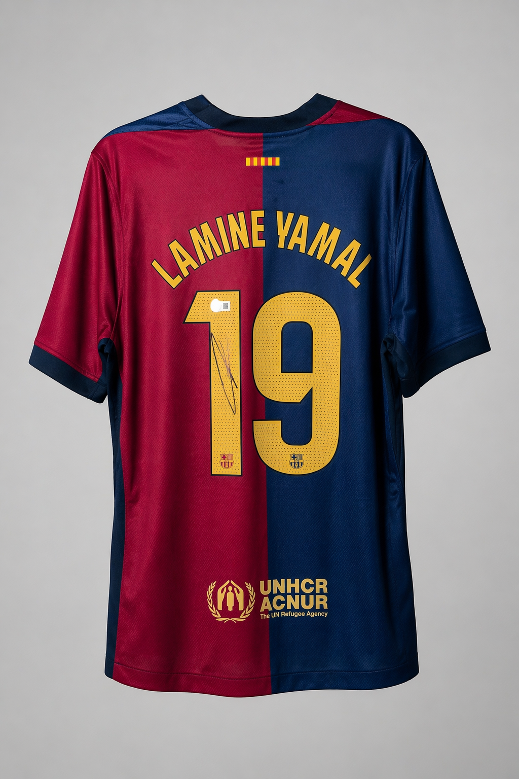 JERSEY LAMINE YAMAL CERTIFICADO BECKETT