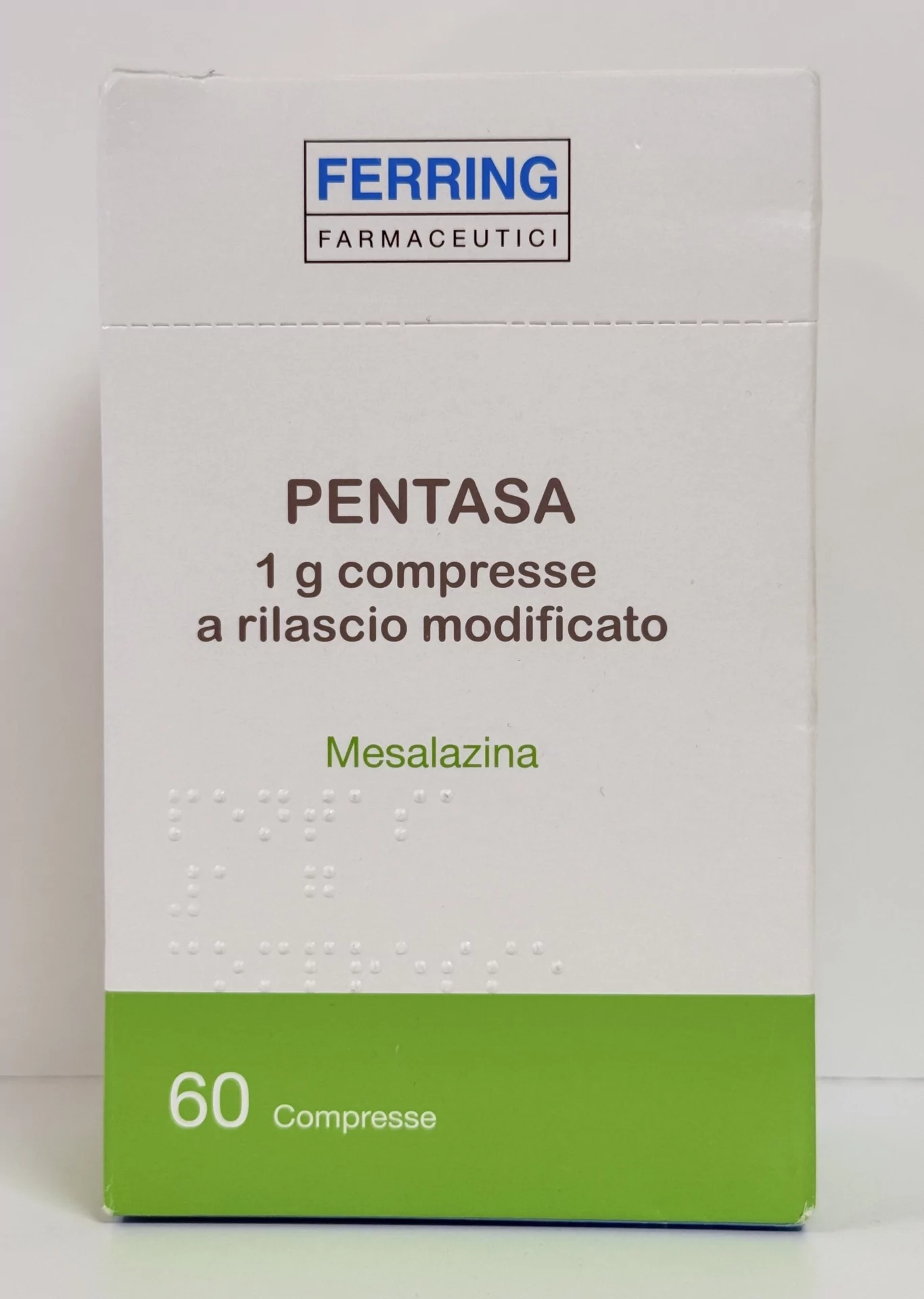 Пентаса 500мг/1г/2г, 60/100таб (Месалазин)
