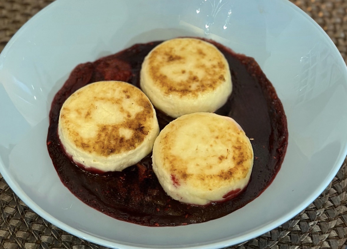 Сирники з журавлиною