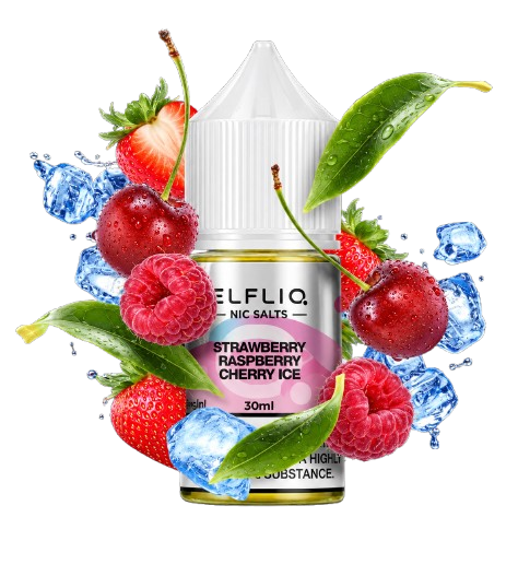 ЕІf Lіq рідина 30 ml 50 mg Strawberry Raspberry Cherry Ice Полуниця Малина Вишня Лід