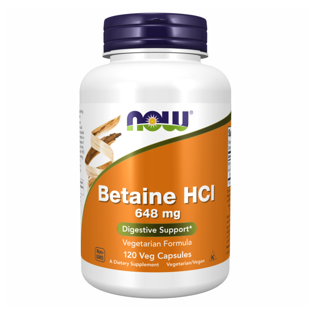 Бетаїн, Betaine HCI 648mg - 120vcaps