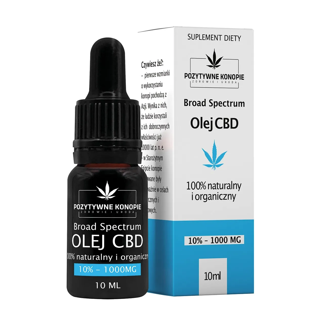 Pozytywne Konopie CBD 10% конопляна олія - 10 мл