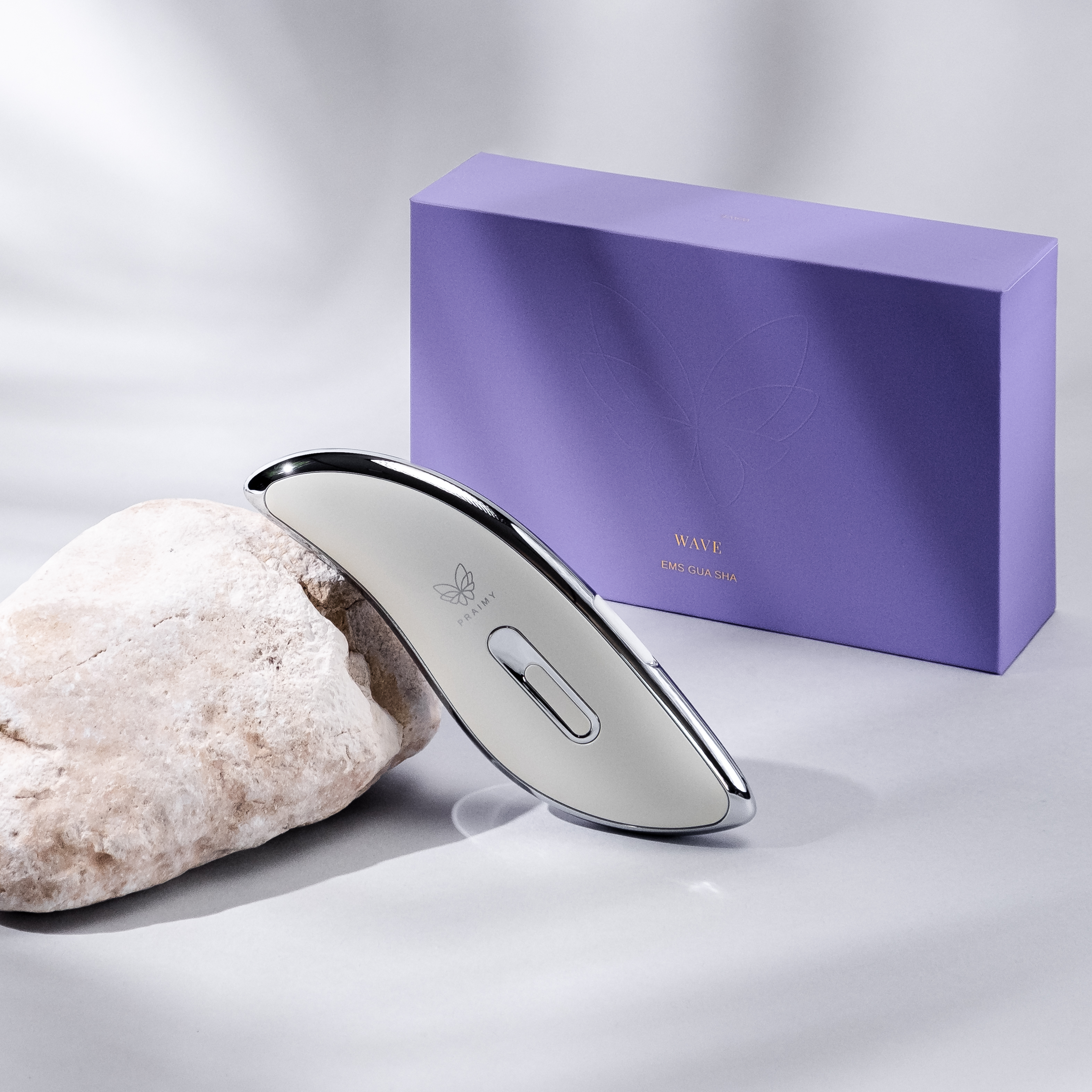 WAVE • інноваційний масажер Gua Sha (білий)