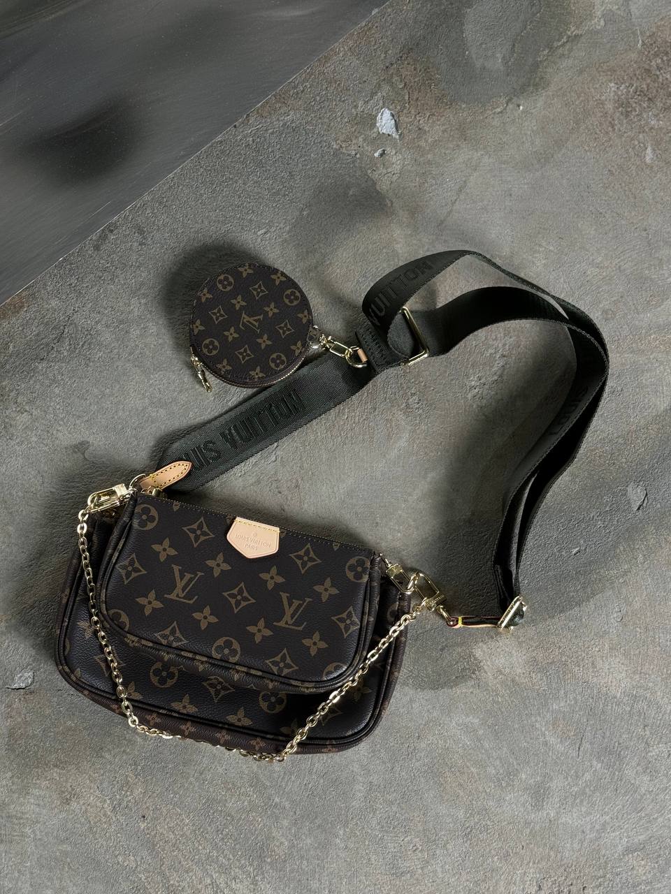 Louis Vuitton Multi Pochette Brown/Green