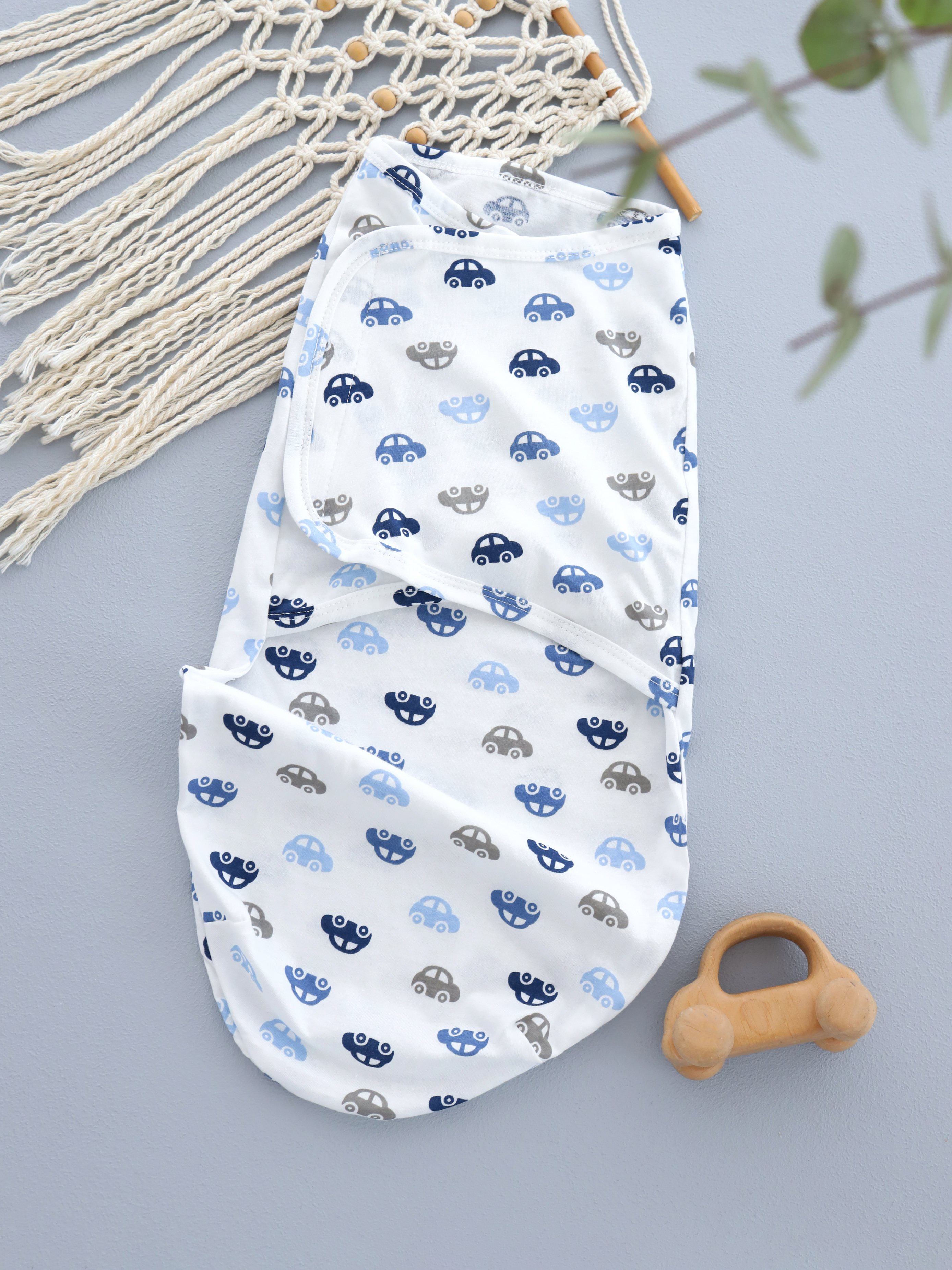 Тепла пелюшка-кокон на блискавці з футера для новонароджених