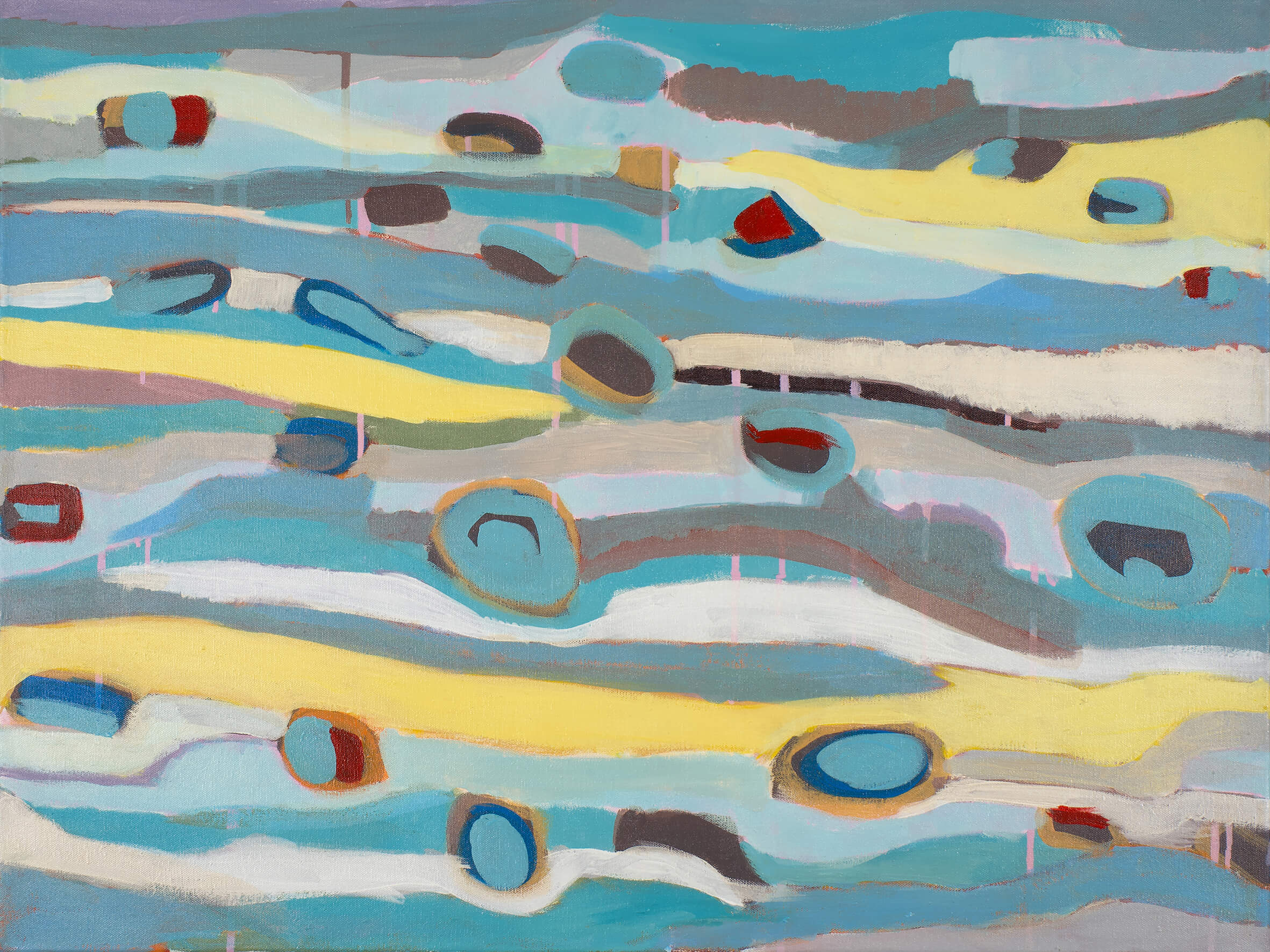 Abstraction X, 60x80 cm, original acrylic painting on canvas