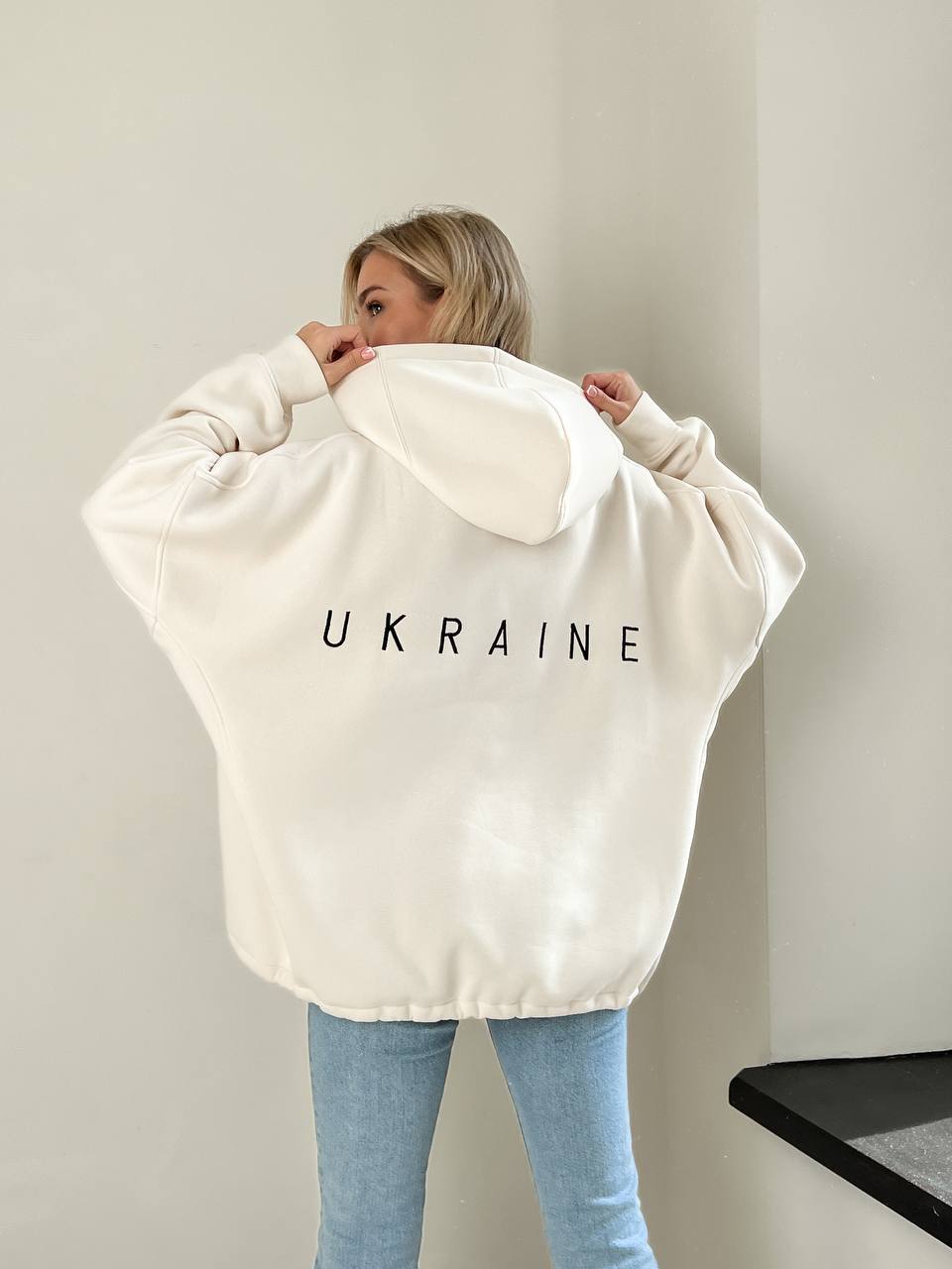 Патріотичний худі UKRAINE. Модель unisex