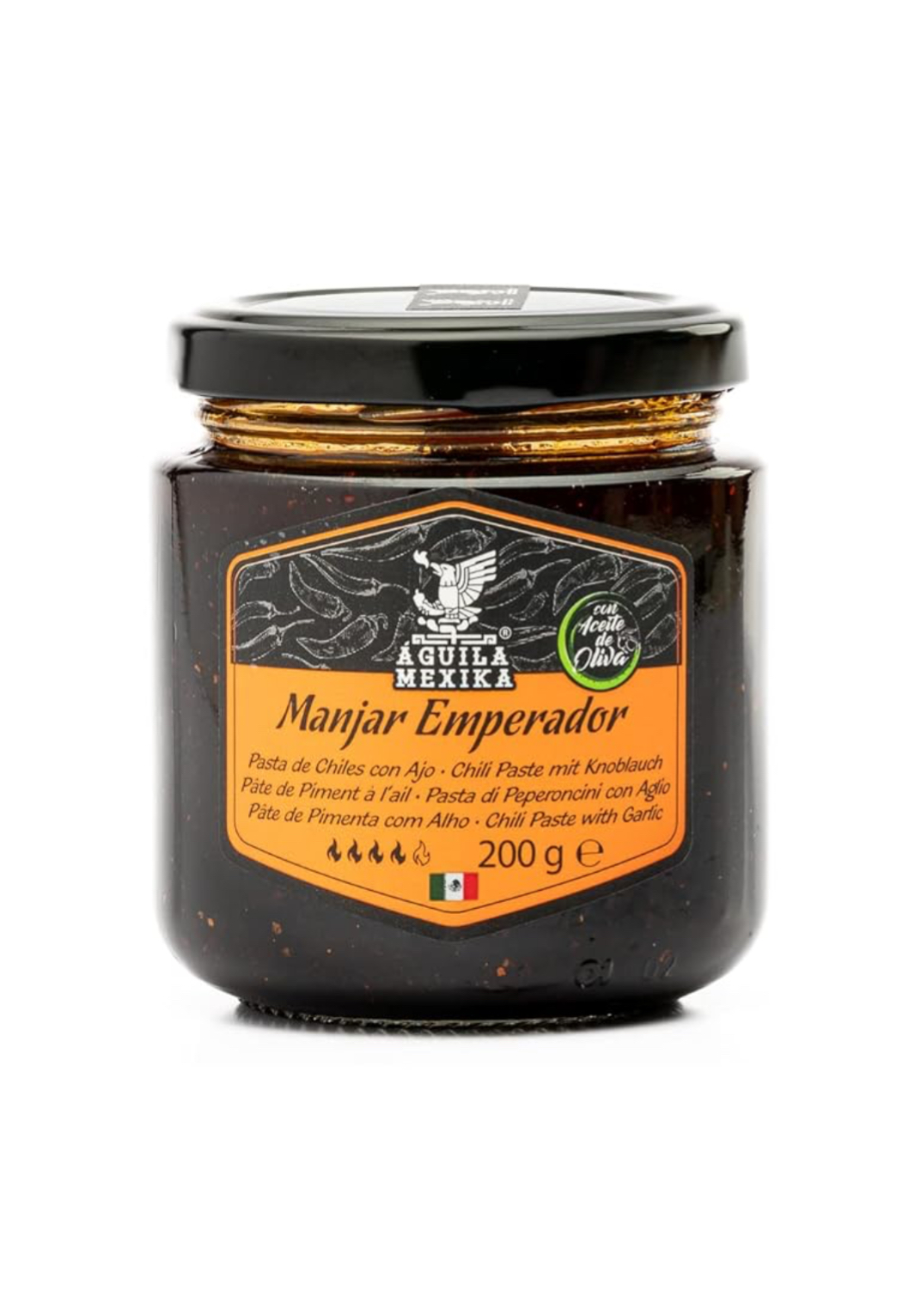 ÁGUILA MEXIKA Manjar Emperador Делікатесна Мексиканська Смажена Паста з чилі Chipotle, Morita & Rojo de Árbol