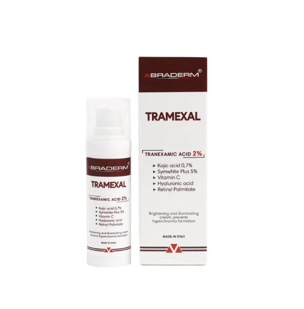 Освітлюючий крем проти пігментації Braderm Tramexal Cream