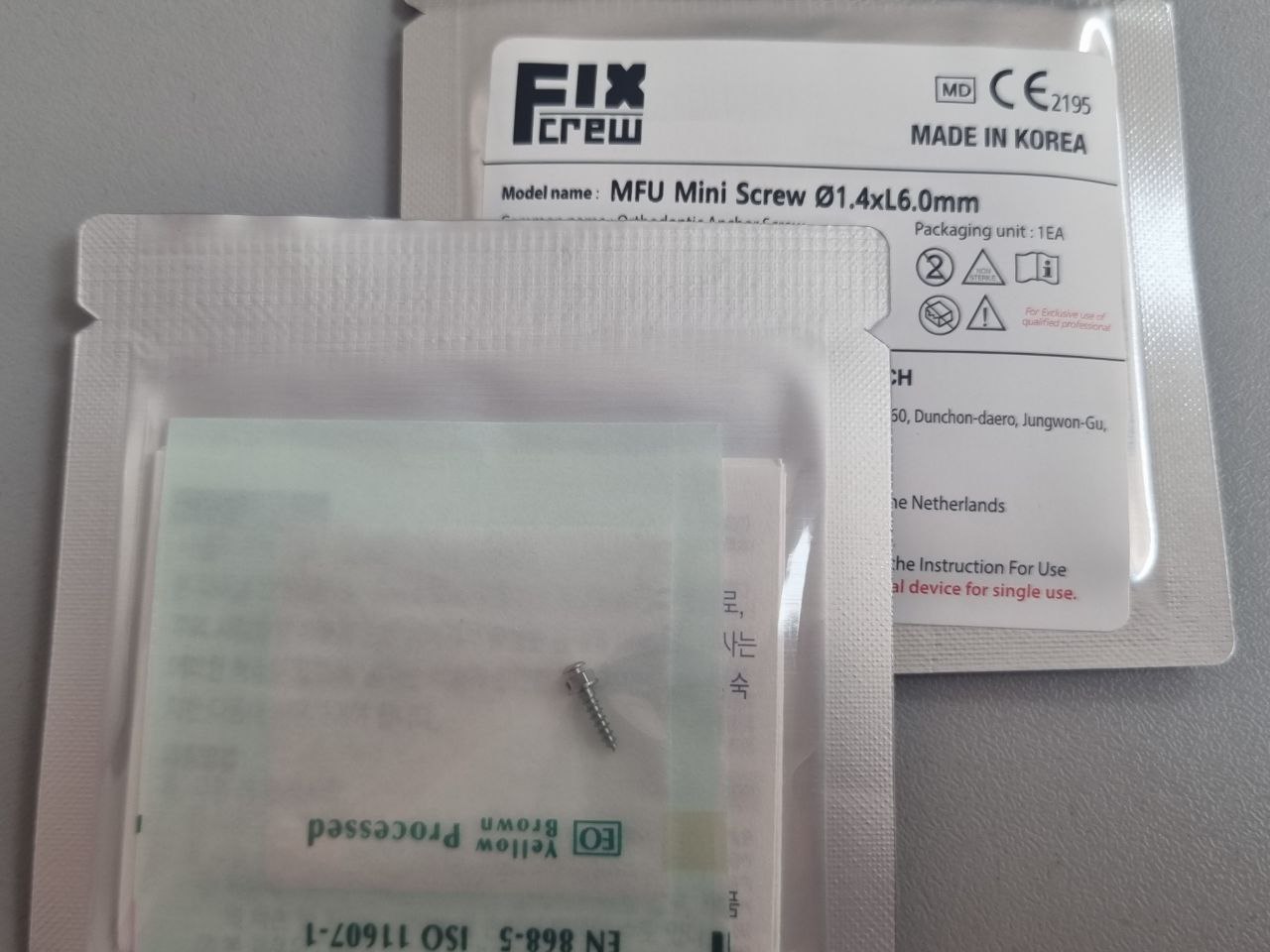 Мікроімплант ортодонтичний WBT MFU 1,4x6 мм