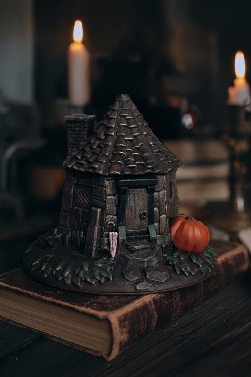 Свічка «Хатинка лісника» гіпс