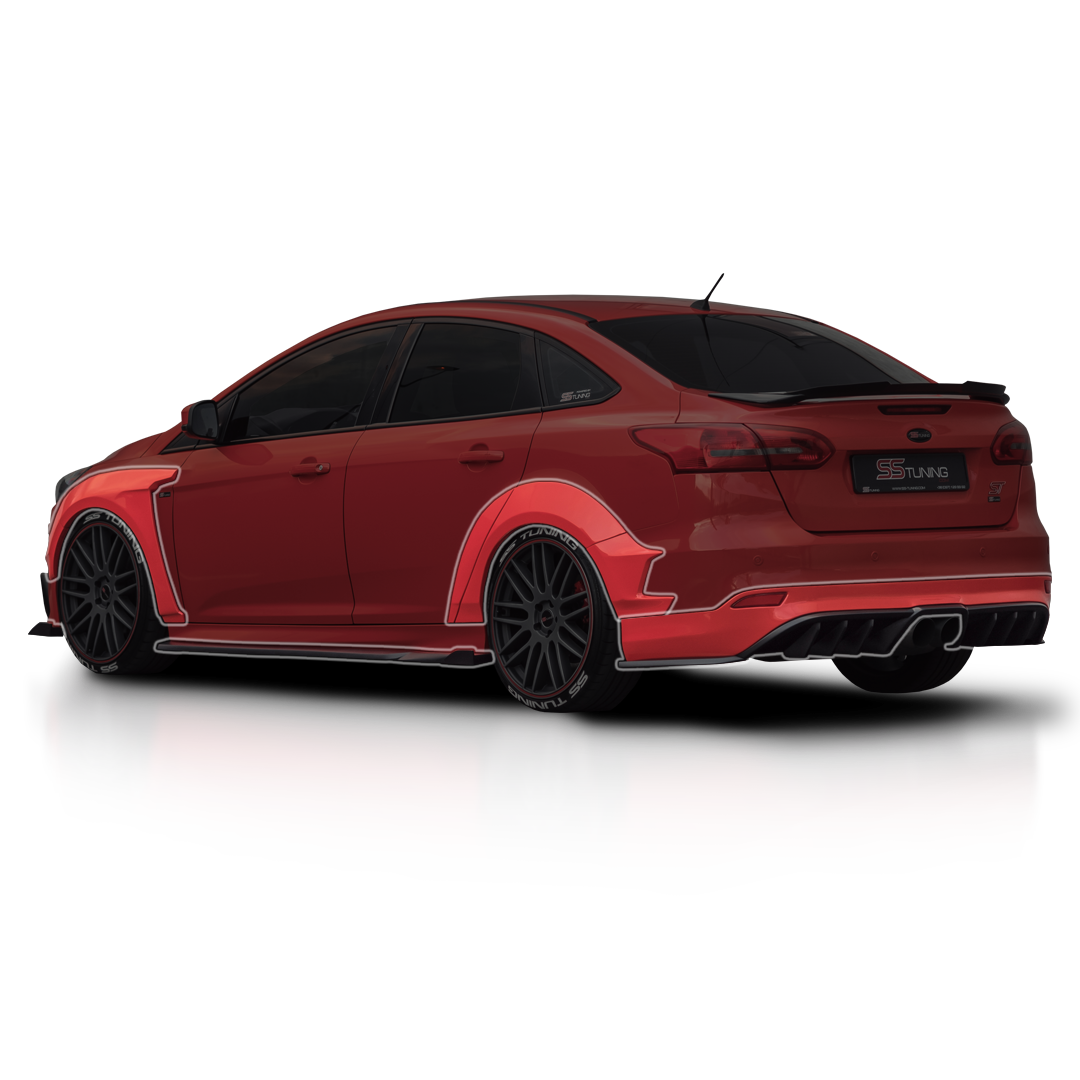 Ford Focus ST Sedan Body Kit