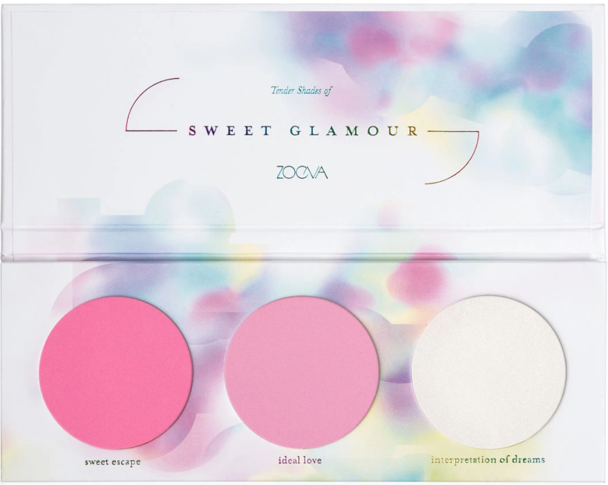 Zoeva Sweet Glamour Blush Palette Палетка рум'ян