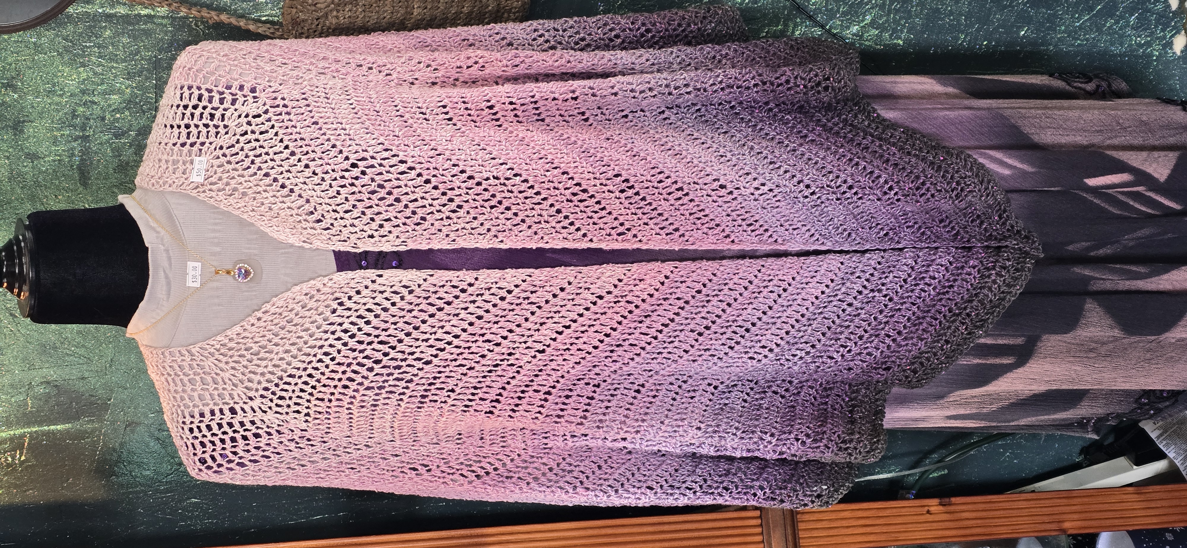 Pink Sunset Shawl