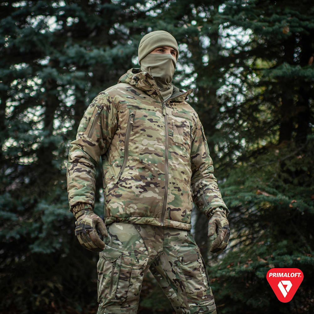Утеплена зимова куртка "Alpha Gen.IV Pro Primaloft" від українського бренду "M-TAC".