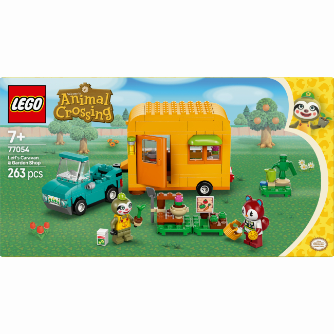 Конструктор LEGO Animal Crossing Садова крамниця і караван, що належать Leif (77054)