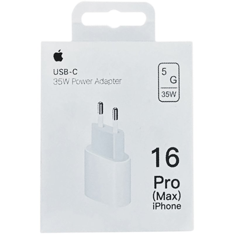 Мережевий зарядний пристрій Original Quality Type-C 35W Iphone 16/Pro/Plus/Max (коробка) White